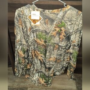 Men’s LOOGU Long Sleeve Camo Hunting Shirt - Size XXL